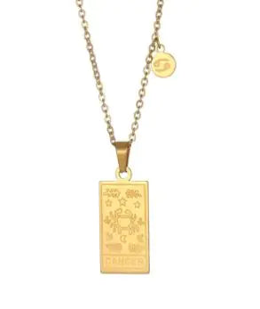 Zodiac Constellation Gold Necklace - Primesen