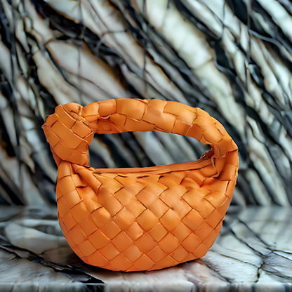 Mini Bella Woven Leather Handbag - Primesen