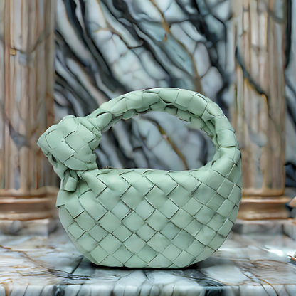 Mini Bella Woven Leather Handbag - Primesen