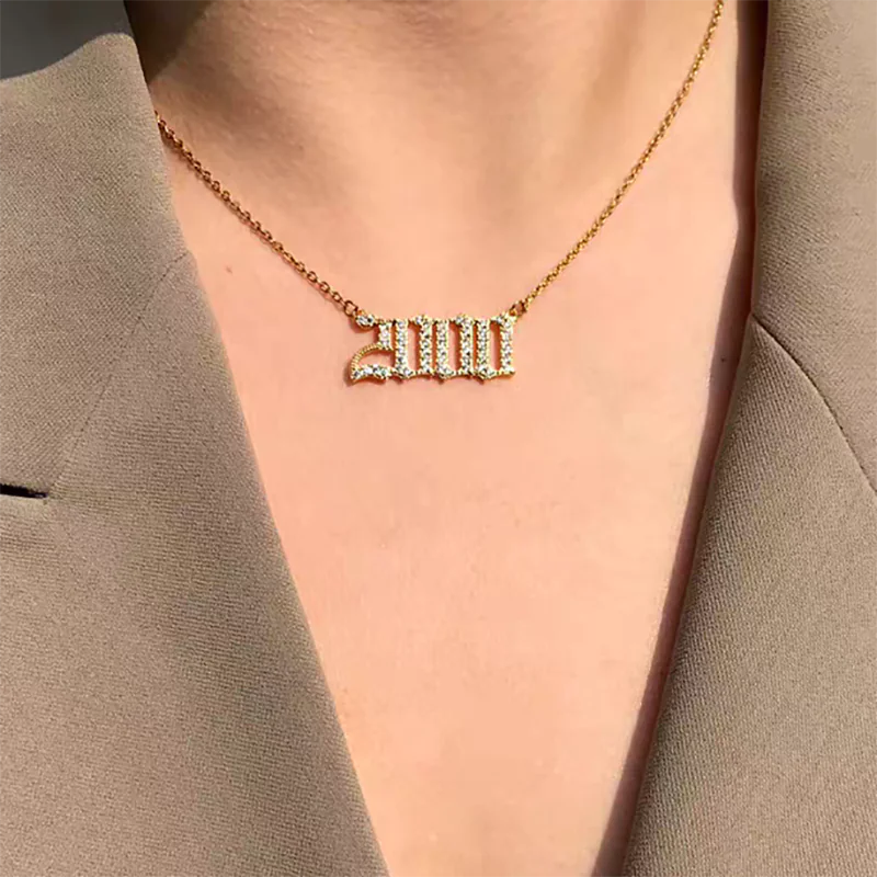 Birth Year Number Necklace - Primesen