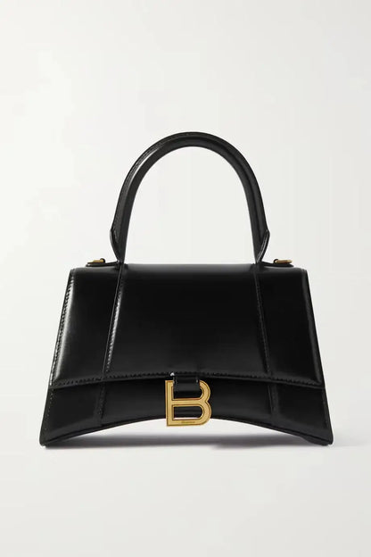 Bianca Small Faux Leather Bag black