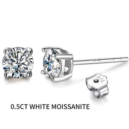 Moissanite Stud Earrings Collection