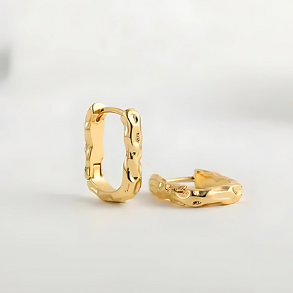 Emery Gold Hoop Earrings