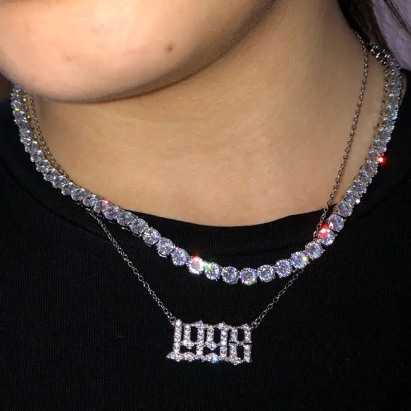 Birth Year Number Necklace - Primesen