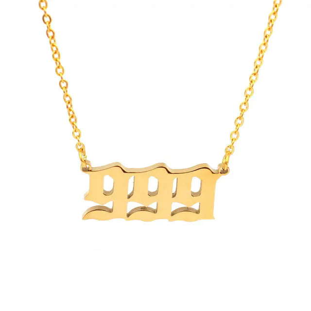 Lucky Angel Number Necklace - Primesen