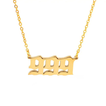 Lucky Angel Number Necklace - Primesen