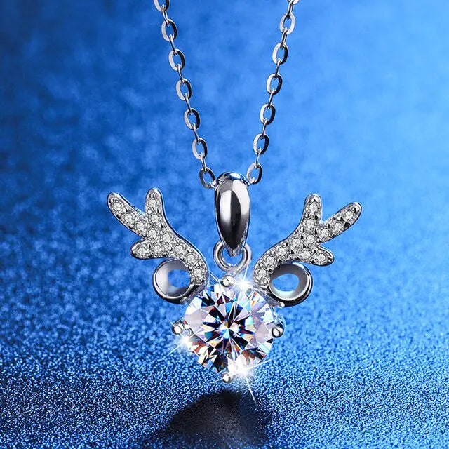 Deer Moissanite Diamond Necklace - Primesen