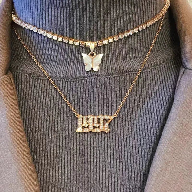 Birth Year Number Necklace - Primesen