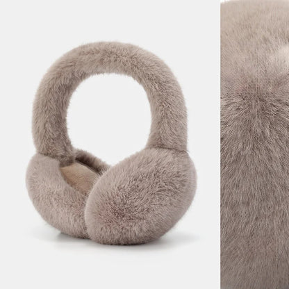 Foldable Ear Muffs - Premium Faux Mink Fur - Primesen