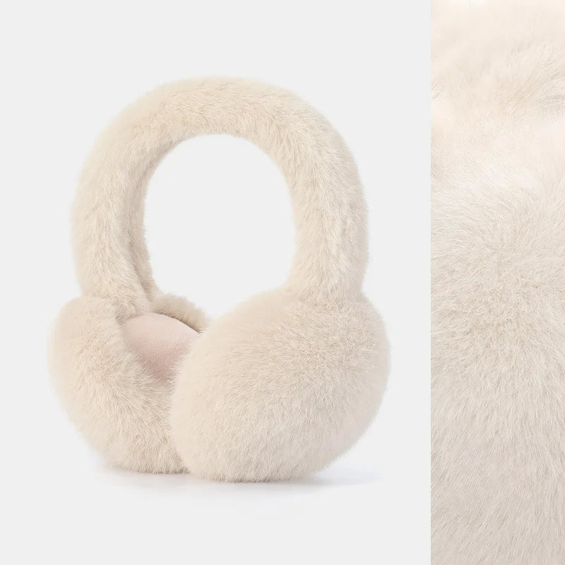 Foldable Ear Muffs - Premium Faux Mink Fur - Primesen