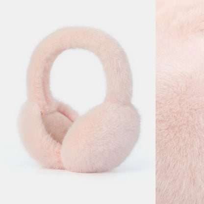 Foldable Ear Muffs - Premium Faux Mink Fur - Primesen