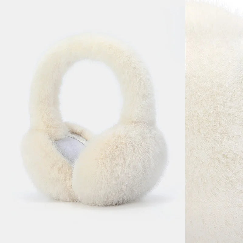 Foldable Ear Muffs - Premium Faux Mink Fur - Primesen