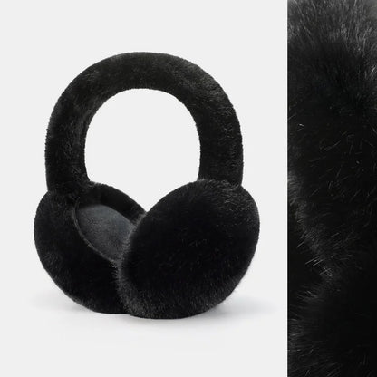 Foldable Ear Muffs - Premium Faux Mink Fur - Primesen