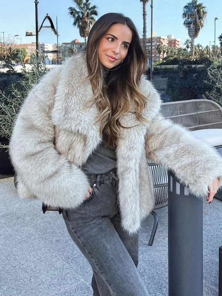 Victoria Faux Fur Coat