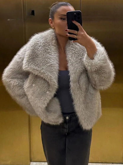 Victoria Faux Fur Coat