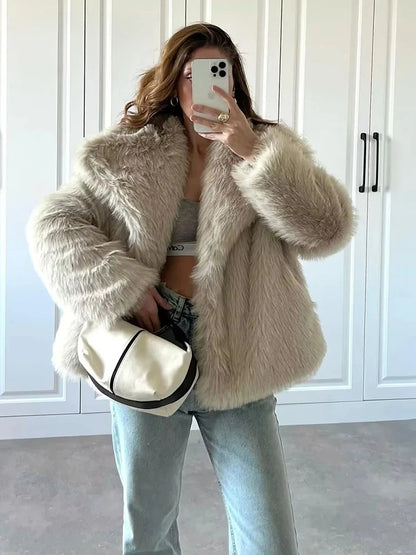 Victoria Faux Fur Coat