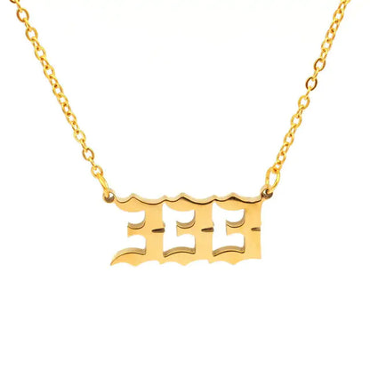 Lucky Angel Number Necklace - Primesen