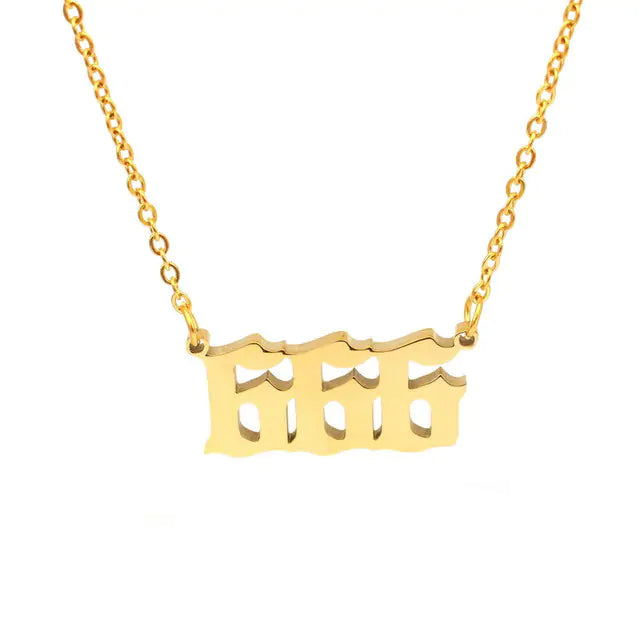 Lucky Angel Number Necklace - Primesen